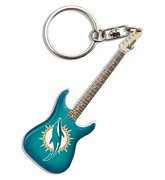 Woodrow Miami Dolphins Electric Guitar Keychain : # KCNFL17