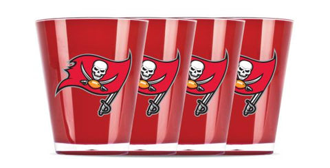 TAMPA BAY BUCCANEERS INSULATED SHOT GLASS - 4PC/SET