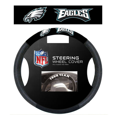 NFL Philadelphia Eagles Poly-Suede Steering Wheel Cover