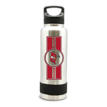 TAMPA BAY BUCCANEERS SS STAINLESS STEEL DOUBLE WALL INSULATED THERMO WATER BOTTLE  - (34 oz)