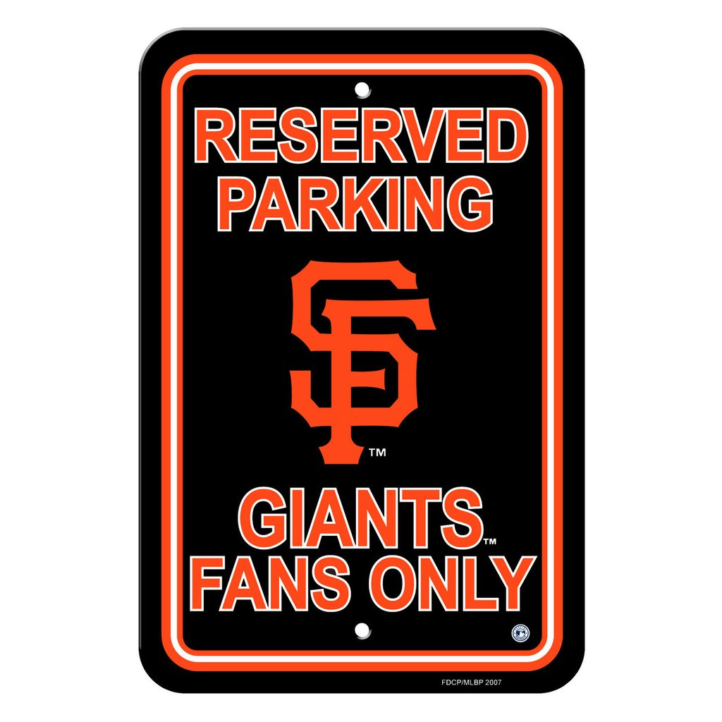 Giants Parking Only Sign, San Francisco Giants