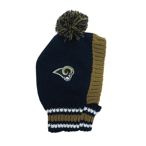 Los Angeles Rams Team Pet Knit Hat (Medium)