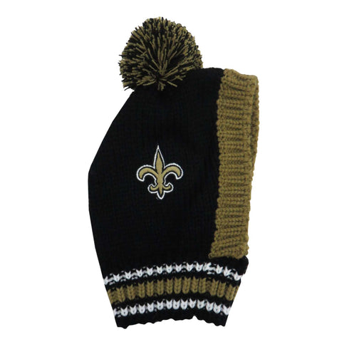 New Orleans Saints Team Pet Knit Hat (Medium)