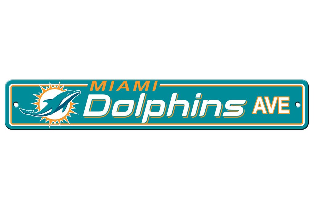 Miami Dolphins Street Sign