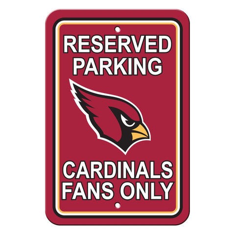 NFL Arizona Cardinals Reserved Parking Sign