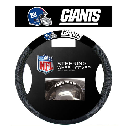 NFL New York Giants Poly-Suede Steering Wheel Cover