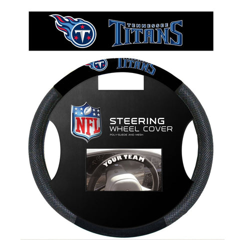 NFL Tennessee Titans Poly-Suede Steering Wheel Cover