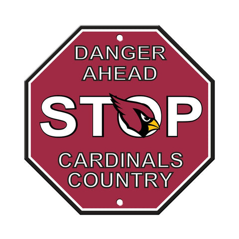 NFL Arizona Cardinals Stop Sign
