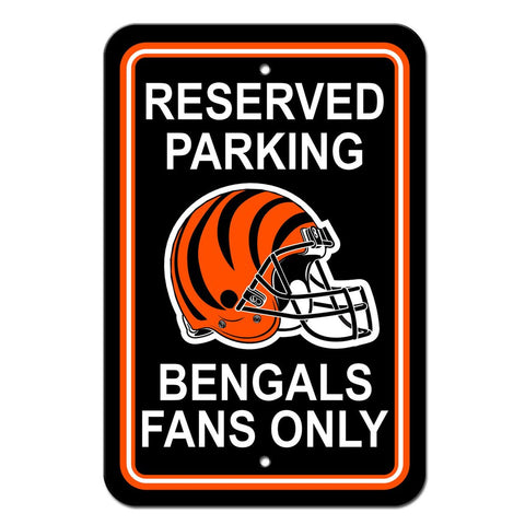 NFL Cincinnati Bengals Reserved Parking Sign