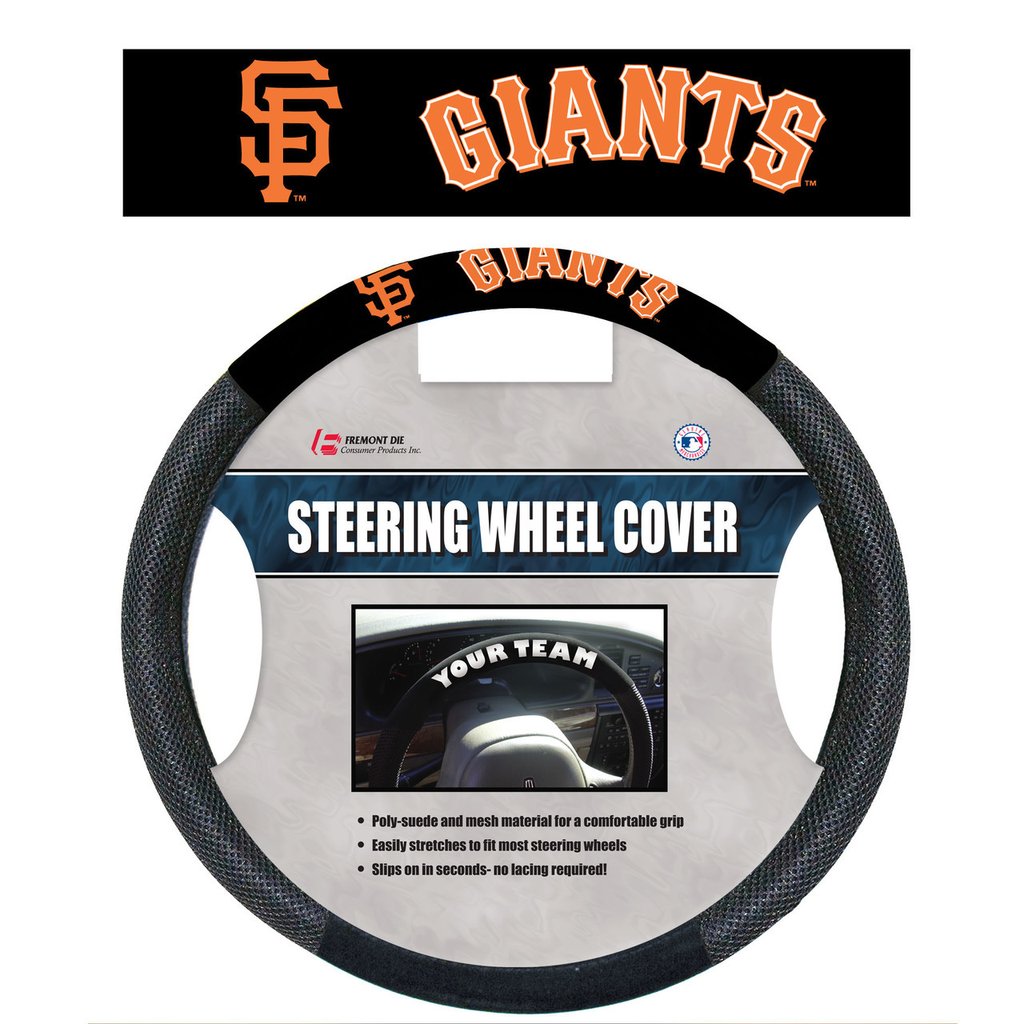 MLB San Francisco Giants Poly-Suede Steering Wheel Cover – SPORTS NATION