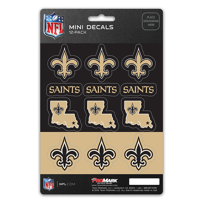 New Orleans Saints Decal Set Mini 12 Pack – SPORTS NATION