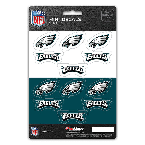 Philadelphia Eagles Decal Set Mini 12 Pack