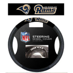 NFL Los Angeles Rams Poly-Suede Steering Wheel Cover