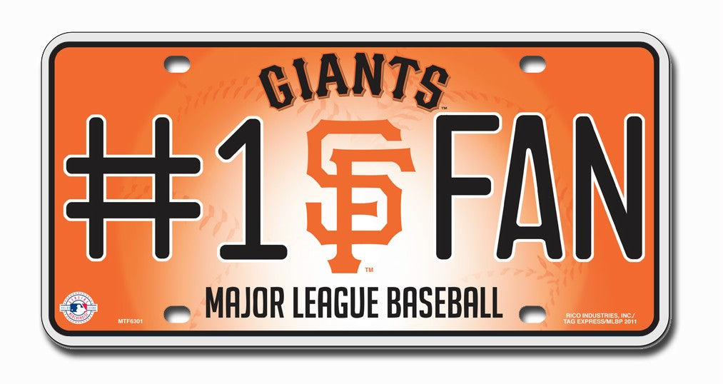 Boston Red Sox #1 Fan License Plate