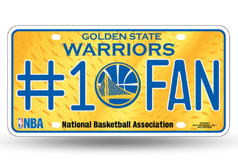 Golden State Warriors License Plate #1 Fan