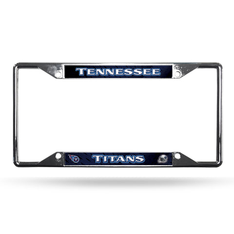 Tennessee Titans License Plate Frame Chrome EZ View