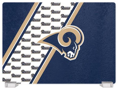 LOS ANGELES RAMS TEMPERED GLASS CUTTING BOARD