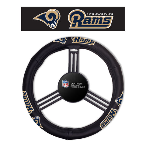 NFL Los Angeles Rams Leather Steering Wheel Cover