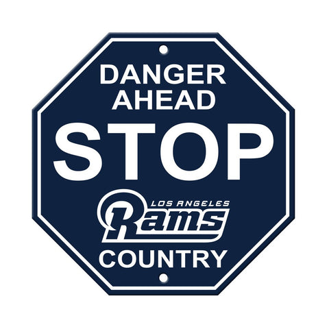 NFL Los Angeles Rams Stop Sign