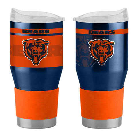 Chicago Bears 24Oz Ultra Twist Tumblers - 18/8 Steel Vacuum Insulated With High Lip Slider Lid