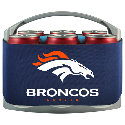 Denver Broncos Cooler With Neoprene Sleeve And Freezer Component