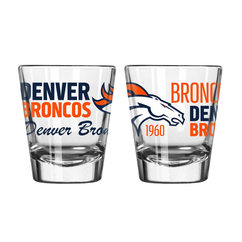 Denver Broncos 2Oz Spirit Shot Glasses
