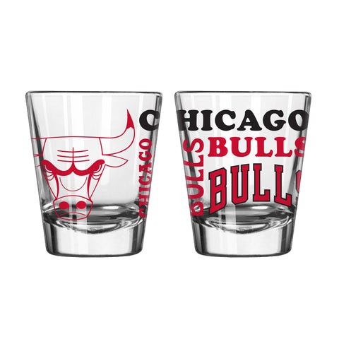 Chicago Bulls 2Oz Spirit Shot Glasses