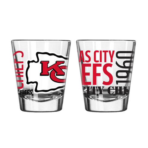 Kansas City Chiefs 2Oz Spirit Shot Glasses