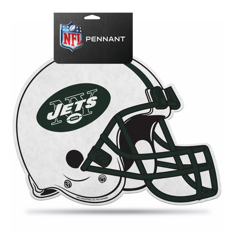 New York Jets Helmet Die Cut W/Header