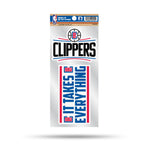 Clippers Double Up Die Cut Sticker