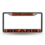 Chicago Bears Black Laser Chrome Frame