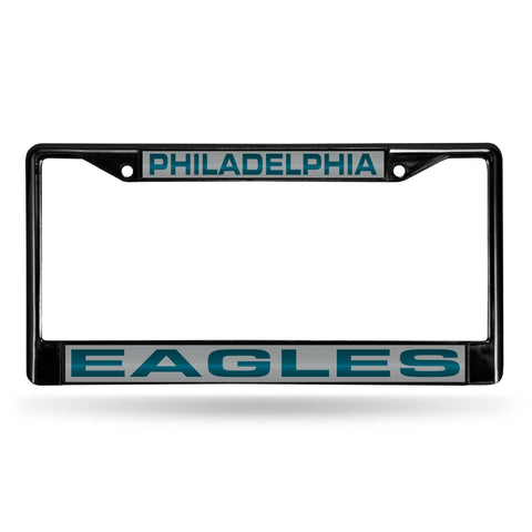 Philadelphia Eagles Black Laser Chrome Frame