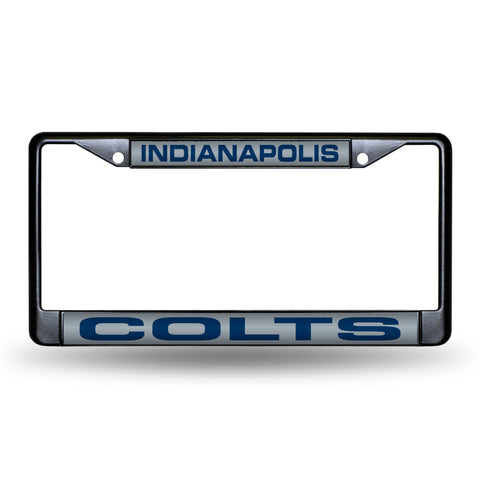 Indianapolis Colts  Black Laser Chrome Frame