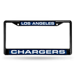 Los Angeles Chargers Black Laser Chrome Frame