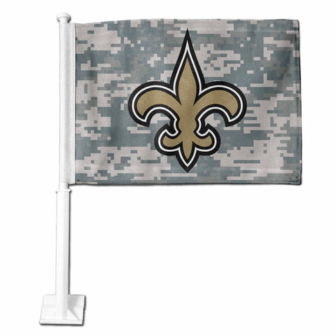 New Orleans Saints Digi Camo With Primary Car Flag