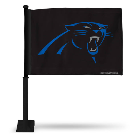 Carolina Panthers Car Flag -Black Pole