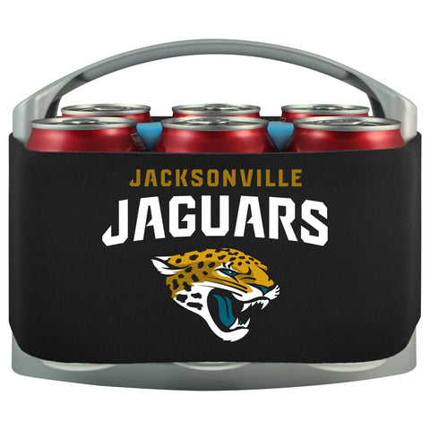 Jacksonville Jaguars Cooler With Neoprene Sleeve And Freezer Component