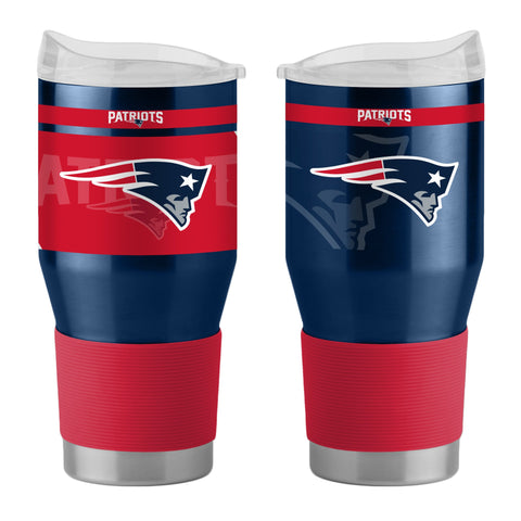 New England Patriots 24Oz Ultra Twist Tumblers - 18/8 Steel Vacuum Insulated With High Lip Slider Lid