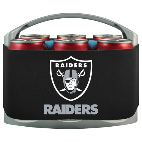 Oakland Raiders Cooler With Neoprene Sleeve And Freezer Component