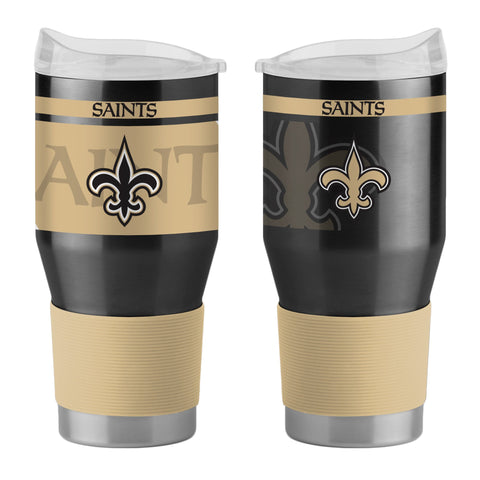 New Orleans Saints 24Oz Ultra Twist Tumblers - 18/8 Steel Vacuum Insulated With High Lip Slider Lid