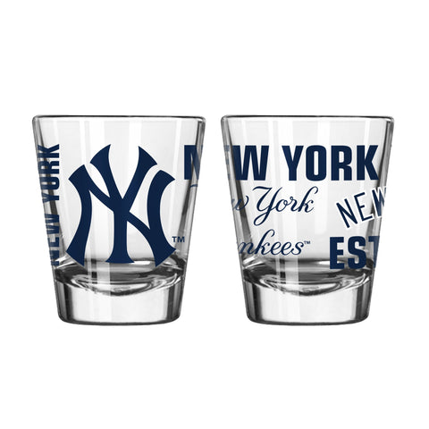 New York Yankees 2Oz Spirit Shot Glasses