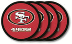 SAN FRANCISCO 49ERS COASTER SET 4-PK.