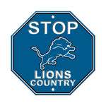 NFL Detroit Lions Stop Sign