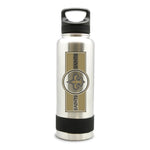 NEW ORLEANS SAINTS SS STAINLESS STEEL DOUBLE WALL INSULATED THERMO WATER BOTTLE  - (34 oz)