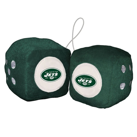 NFL New York Jets Fuzzy Dice
