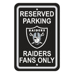 NFL Oakland Raiders Reserved Parking Sign