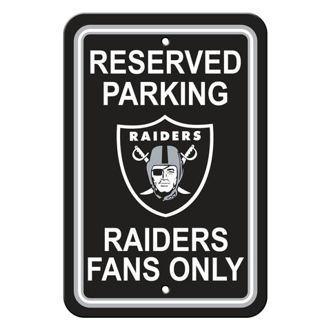 NFL Oakland Raiders Reserved Parking Sign