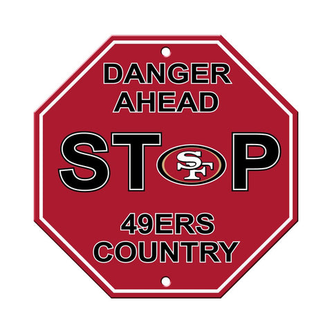 NFL San Francisco 49ers Stop Sign
