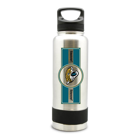 JACKSONVILLE JAGUARS SS STAINLESS STEEL DOUBLE WALL INSULATED THERMO WATER BOTTLE  - (34 oz)