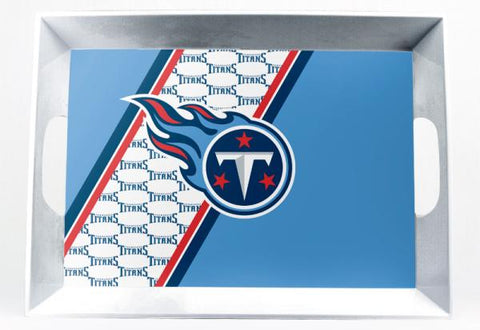 TENNESSEE TITANS MELAMINE SERVING TRAY 18x12x3